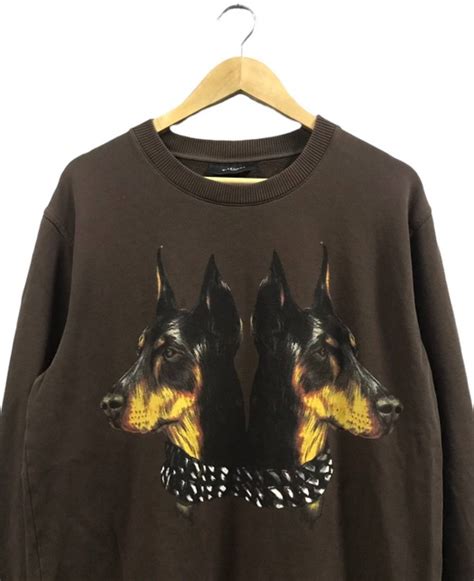 givenchy doberman sweatshirt price|givenchy crest sweatshirt sale.